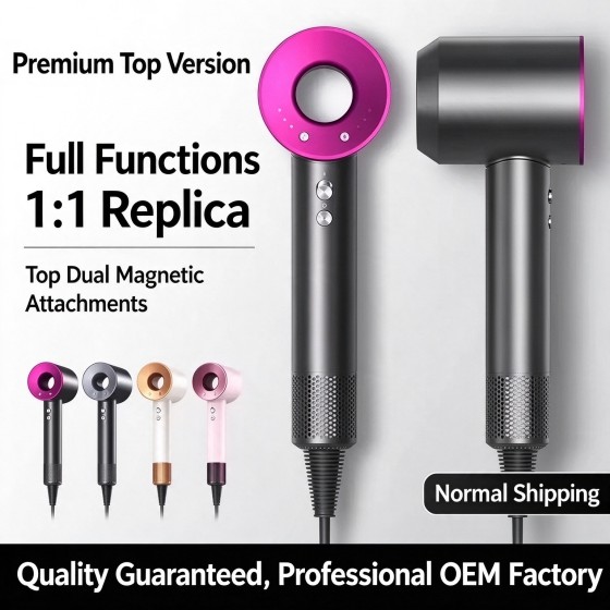 Hair Dryer, Hot & Cold Air, High Power, Negative Ion Hair Care, Household Quick Dry Blow Dryer for Dormitory Students